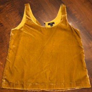 J Crew Velvet Camisole top